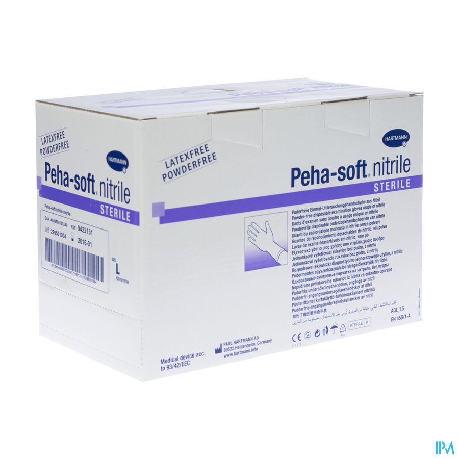 Peha-soft Nitrile Steriel l 50 Pr