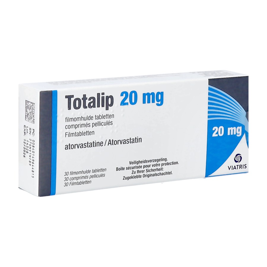 Totalip 20mg Comp Pell 30