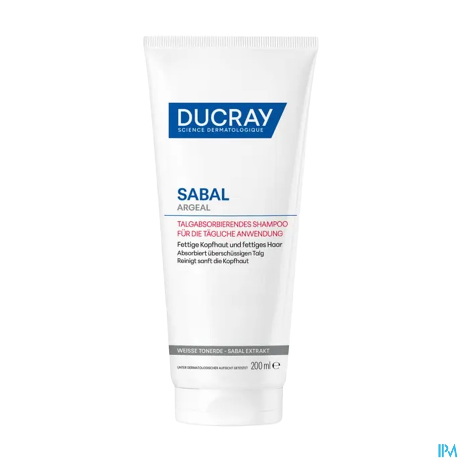 Ducray Sabal Argeal Dag. Sh Talgabsorberende 200ml