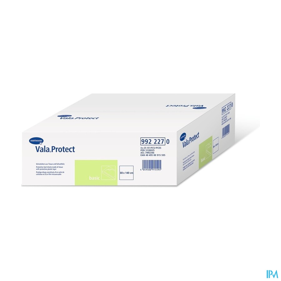 Hartmann Valaprotect Basic 80x175cm 4x25 P/s