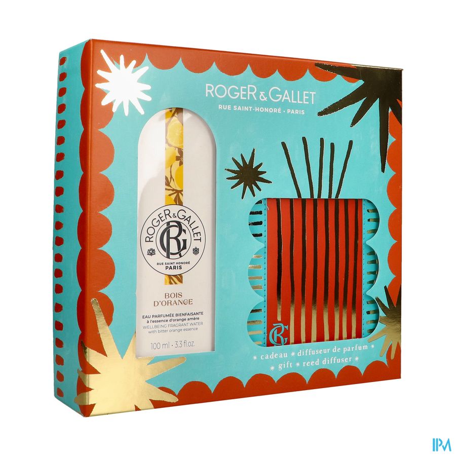 Roger&gallet Kerstset Bois Orange 100ml+diff 2025