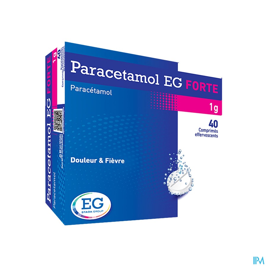 Paracetamol EG Forte 1G        Bruistabl 40X1000Mg