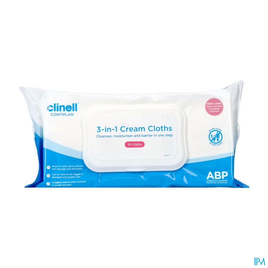 Clinell Continentiezorg Doekjes 25 St