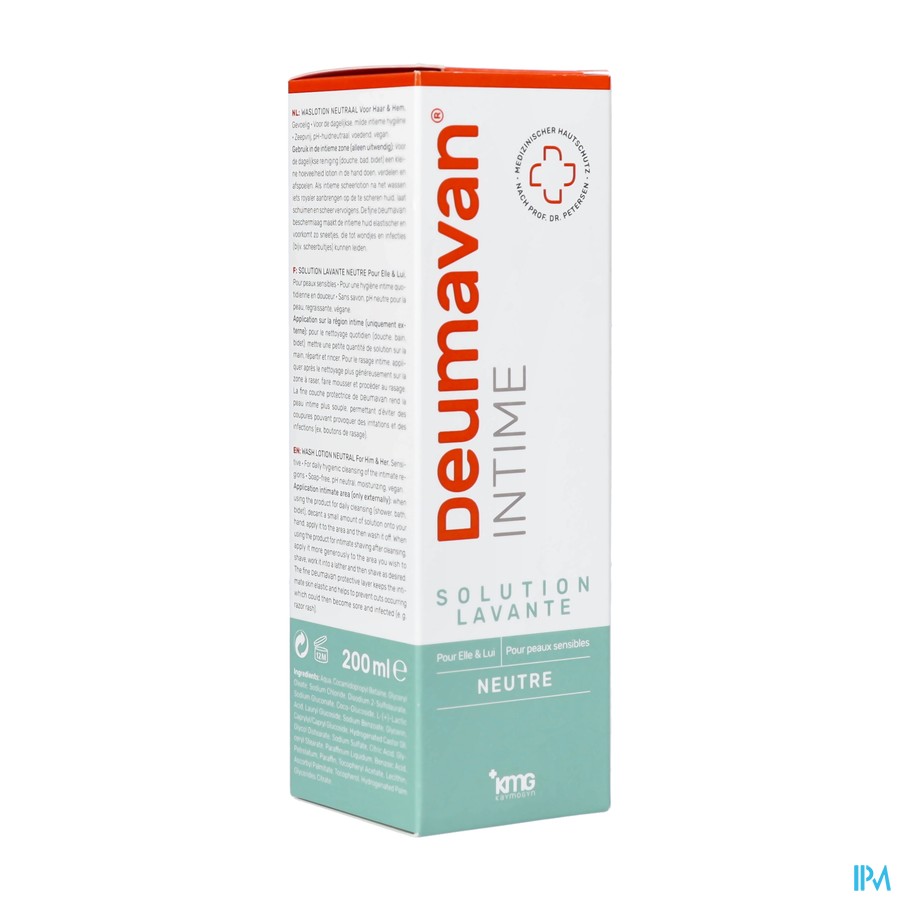 Deumavan Intieme Waslotion Natuur Fl 200ml Nf