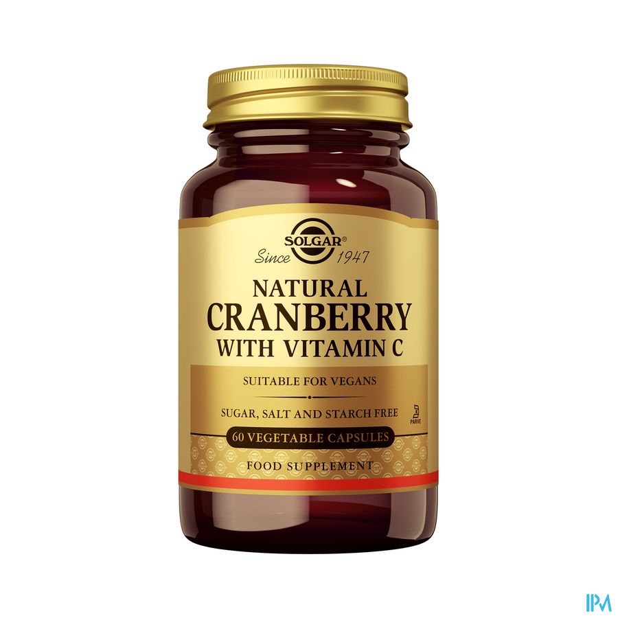 Solgar Cranberry Vitamin C V-caps 60 Solgar Cranberry Vitamin C V-caps 60