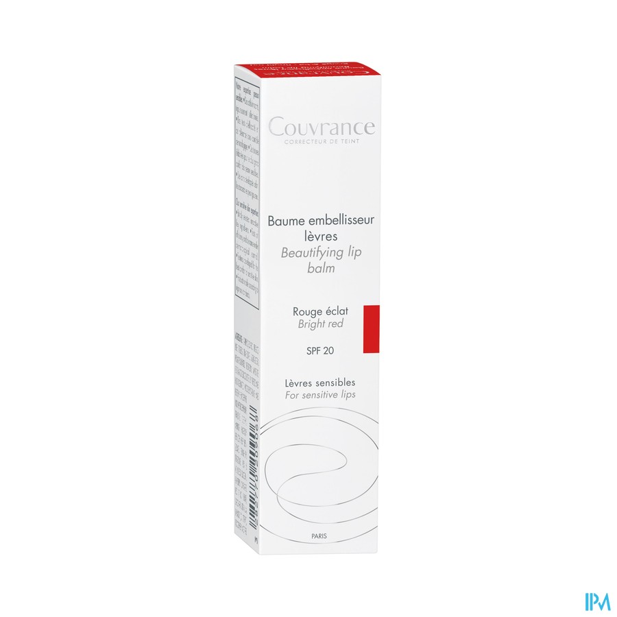 Avene Couvrance Corr. Teint Lipbalsem Rood 3g
