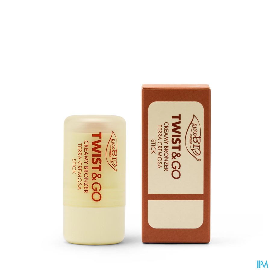 Purobio Twist&go Bronzer Cremeux 02 Biscuit 5g Bio