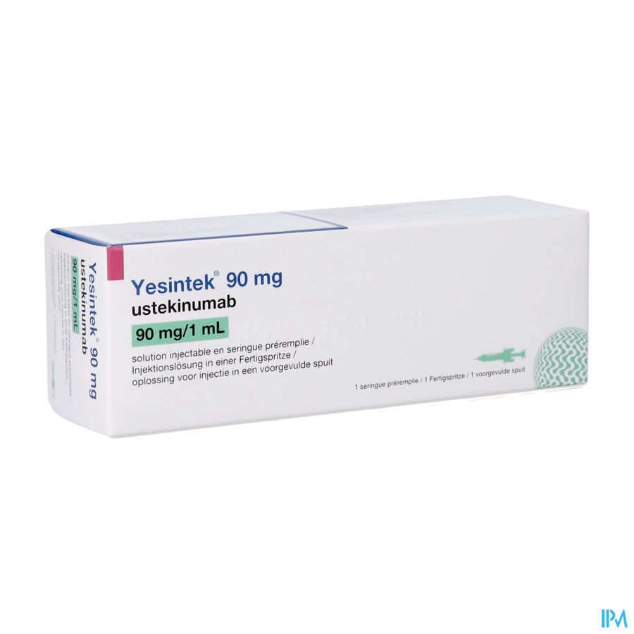 Yesintek 90mg Opl Inj Voorgevulde Spuit 1ml