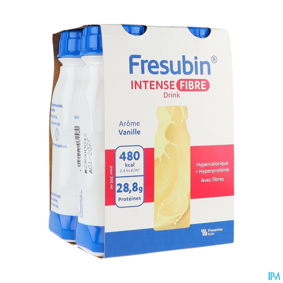 FRESUBIN INTENS FIBRE VANIL4X200ML
