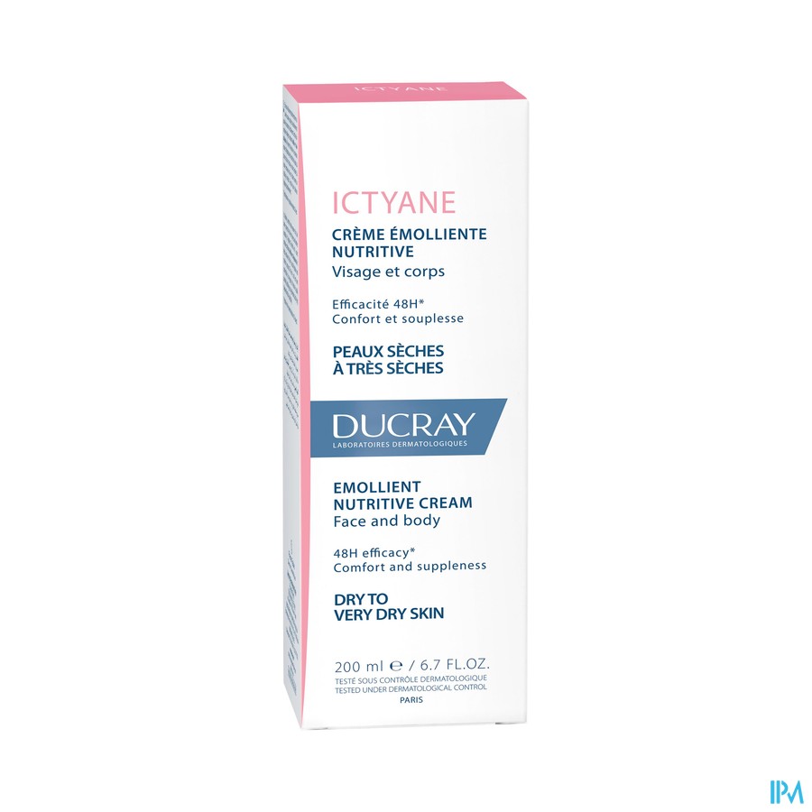 Ducray Ictyane Creme A/uitdroging Tube 200ml Nf
