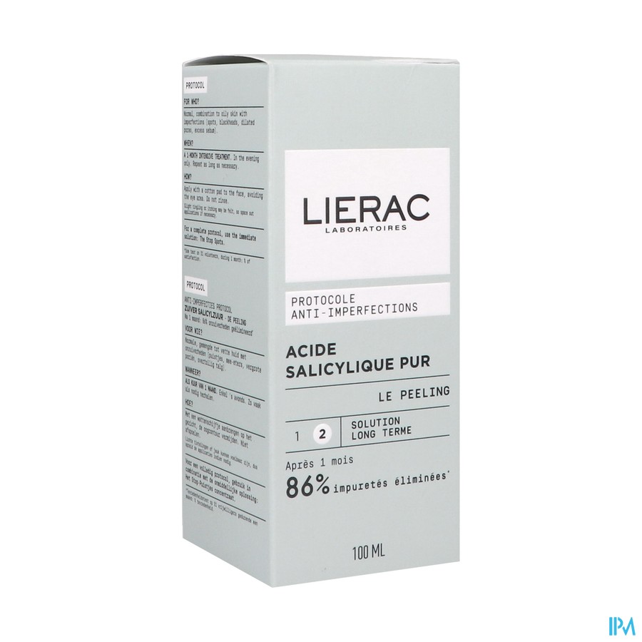 Lierac Protocol Lotion Peeling A/puistjes Fl 100ml
