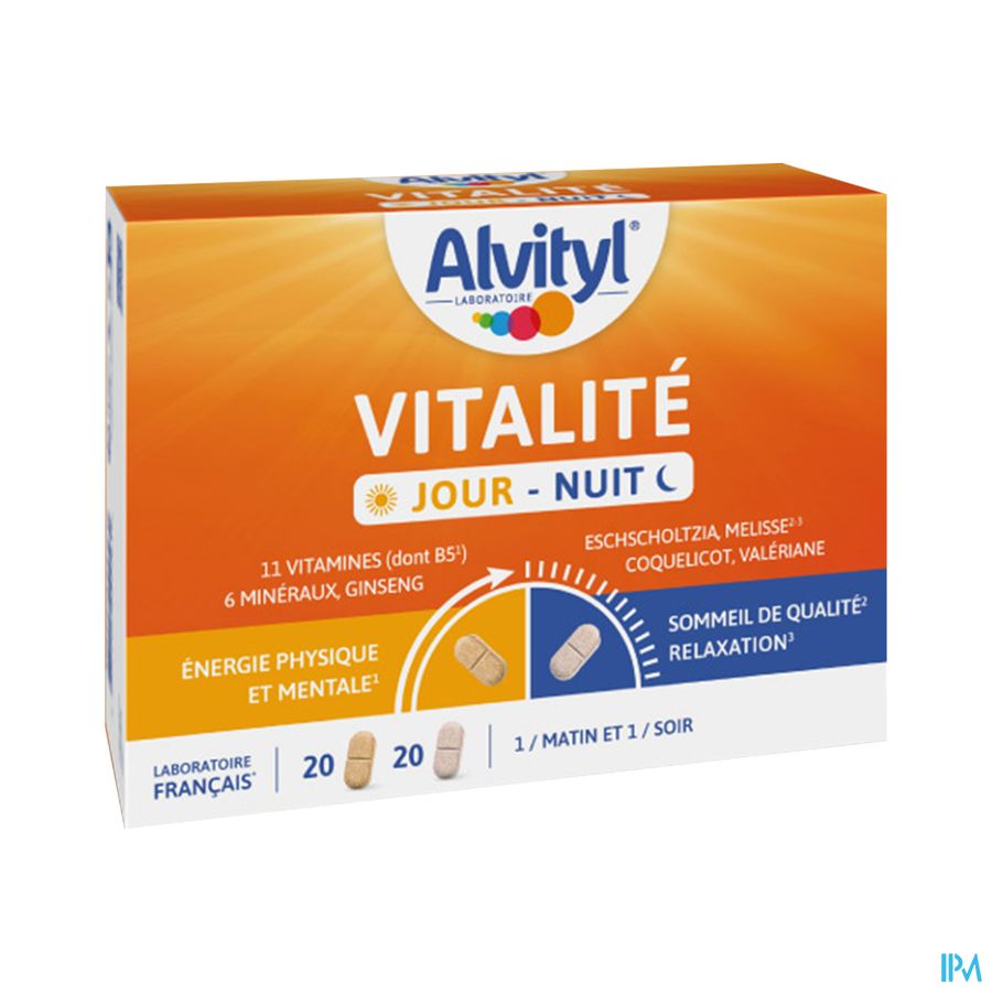 ALVITYL VITALITE JOUR NUIT CP20+20