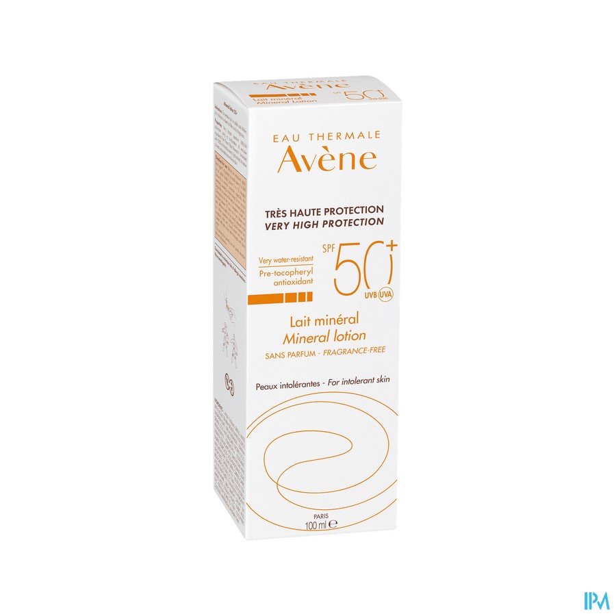 Avene Zon Spf50+minerale Melk Z.hoge Besch. 100ml