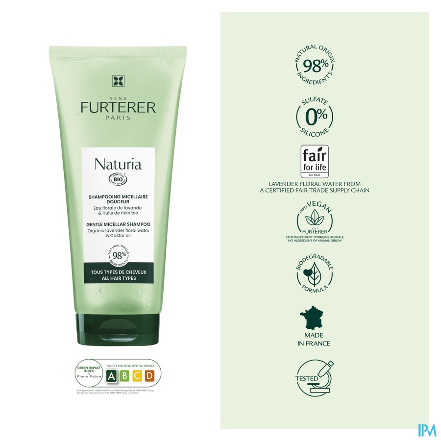 Furterer Naturia Shampoo Tube 200ml