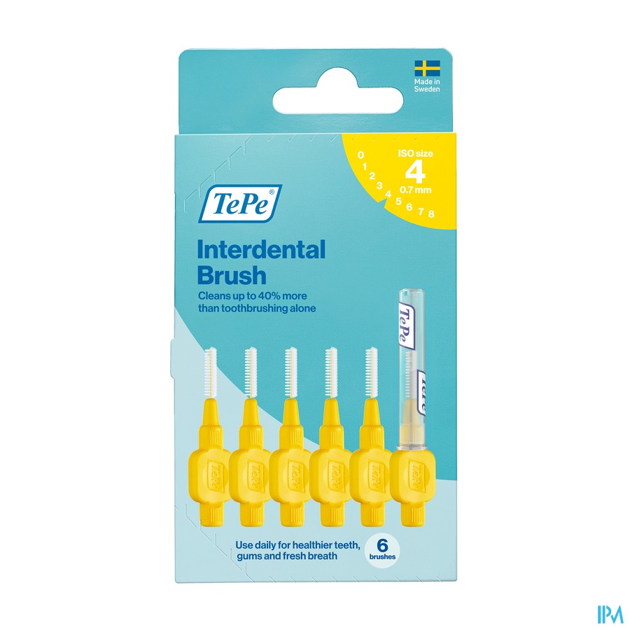 Tepe Interdental Brush 0,70mm Yellow 6