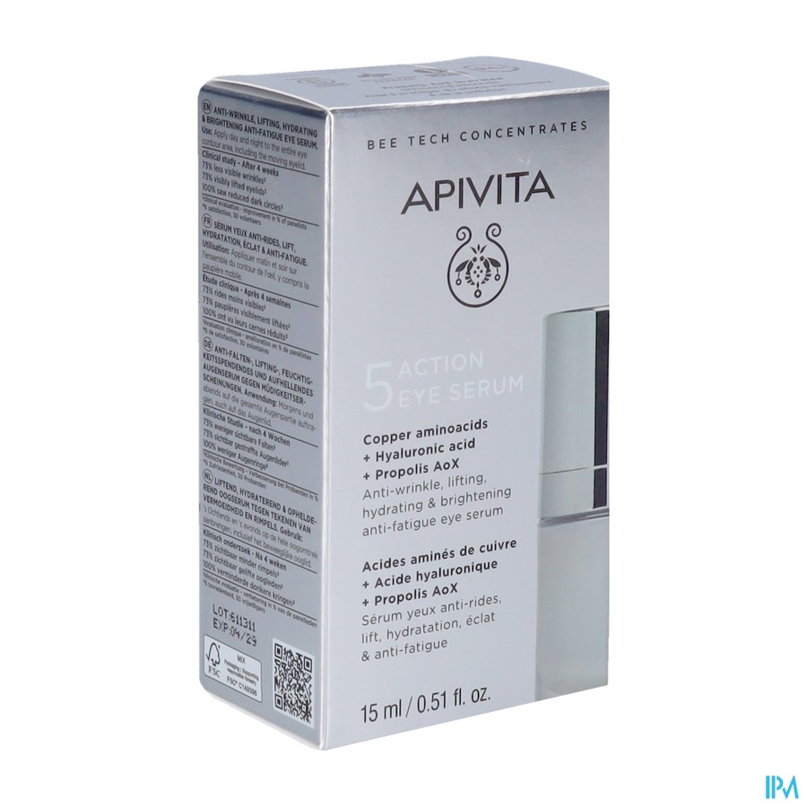 Apivita 5 Action Eye Serum 15ml Nf