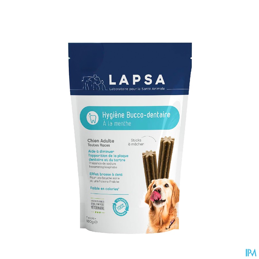 Lapsa Hond Volwassen Dental Sticks 7x180g
