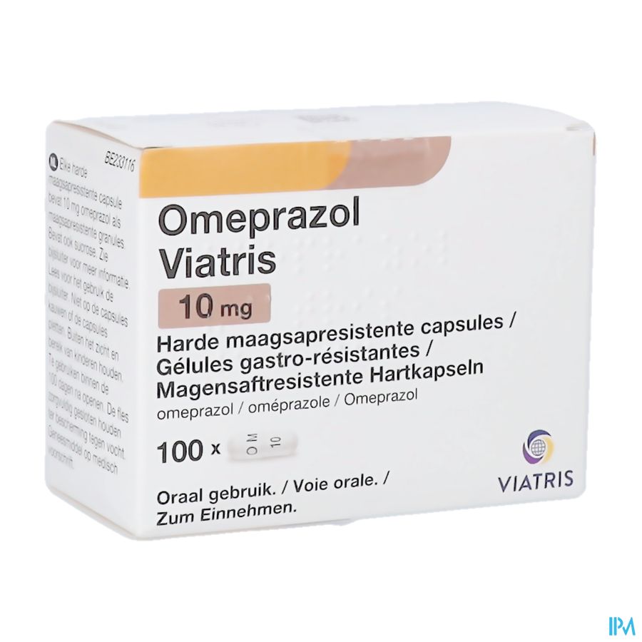 Omeprazol Viatris 10mg Caps 100 Omeprazol Viatris 10mg Caps 100