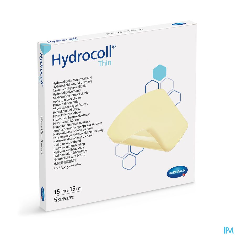 Hydrocoll Thin 15x15cm 5 5361220
