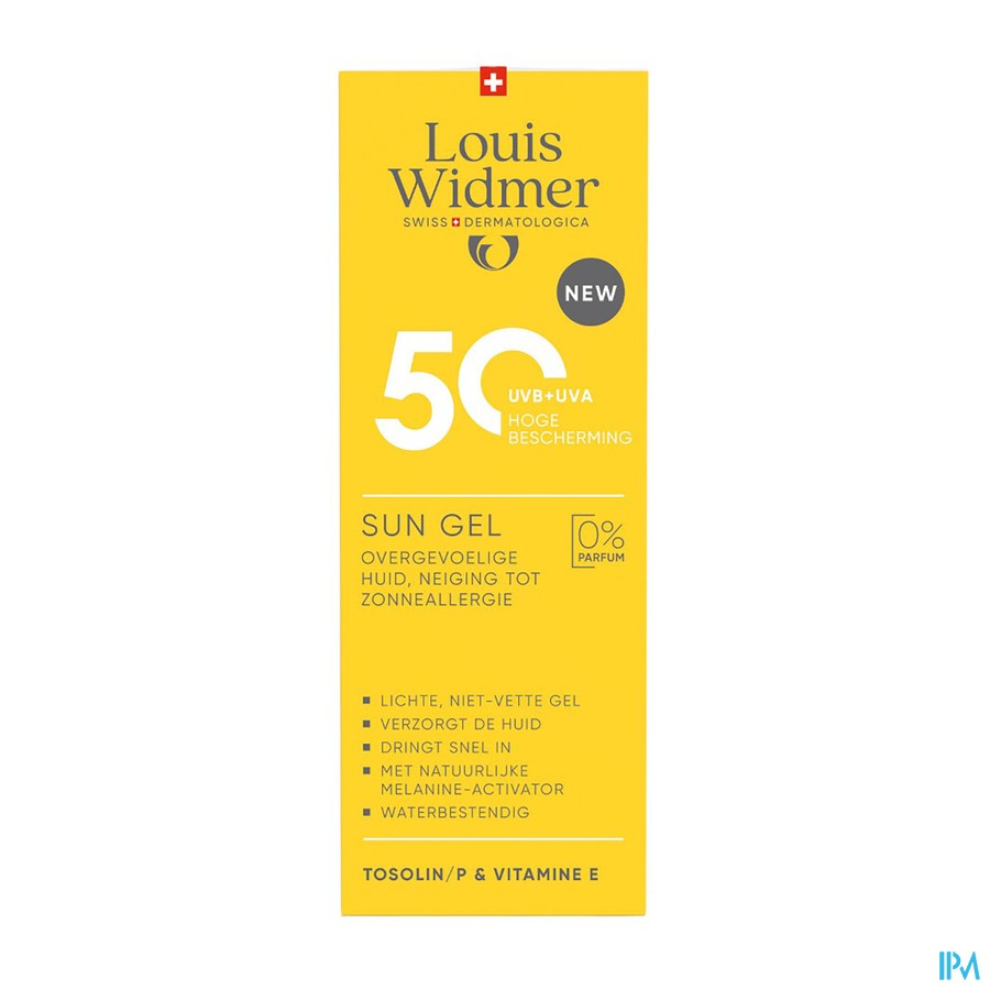 Widmer Sun Gel 50* 100ml