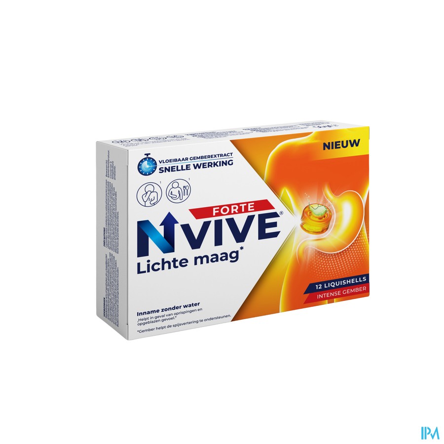 Nvive Lichte Maag Forte Liquishells 12