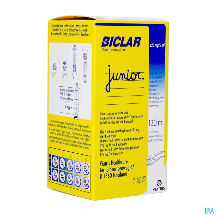 Biclar 125 Susp Or 120ml