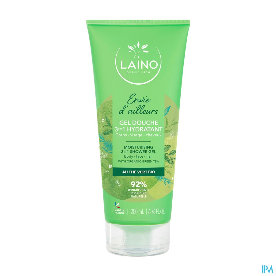 Laino Douchegel 3in1 Groene Thee Tube 200ml