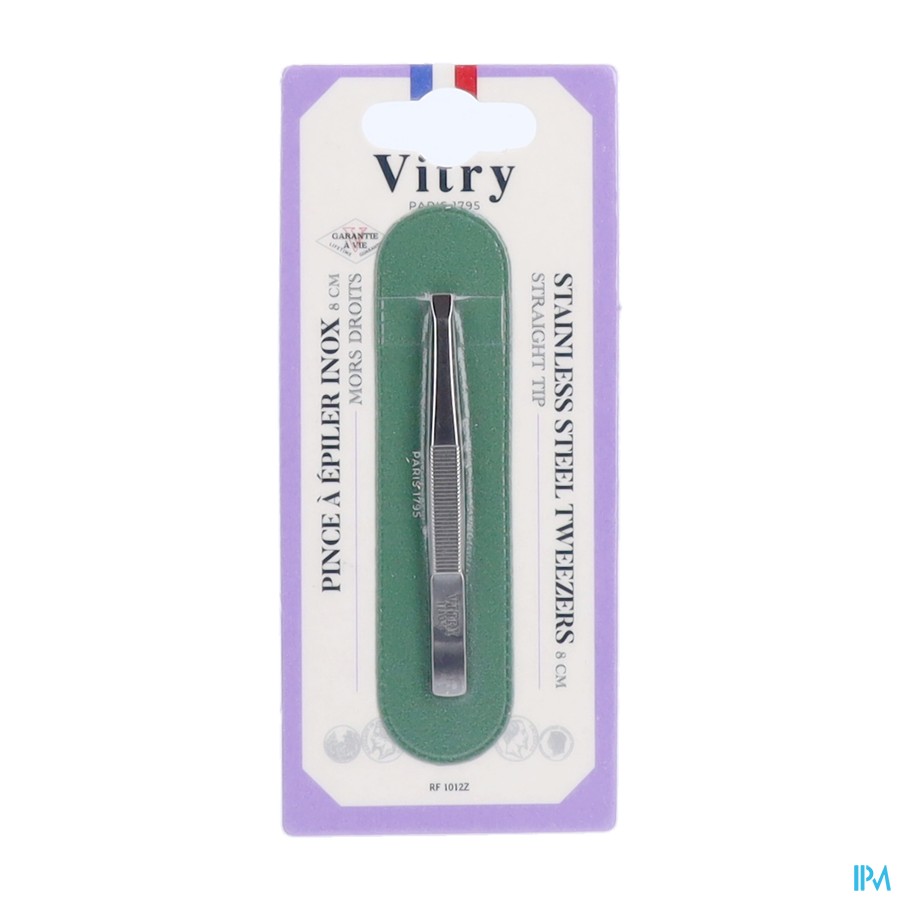 Epileerpincet Recht Inox