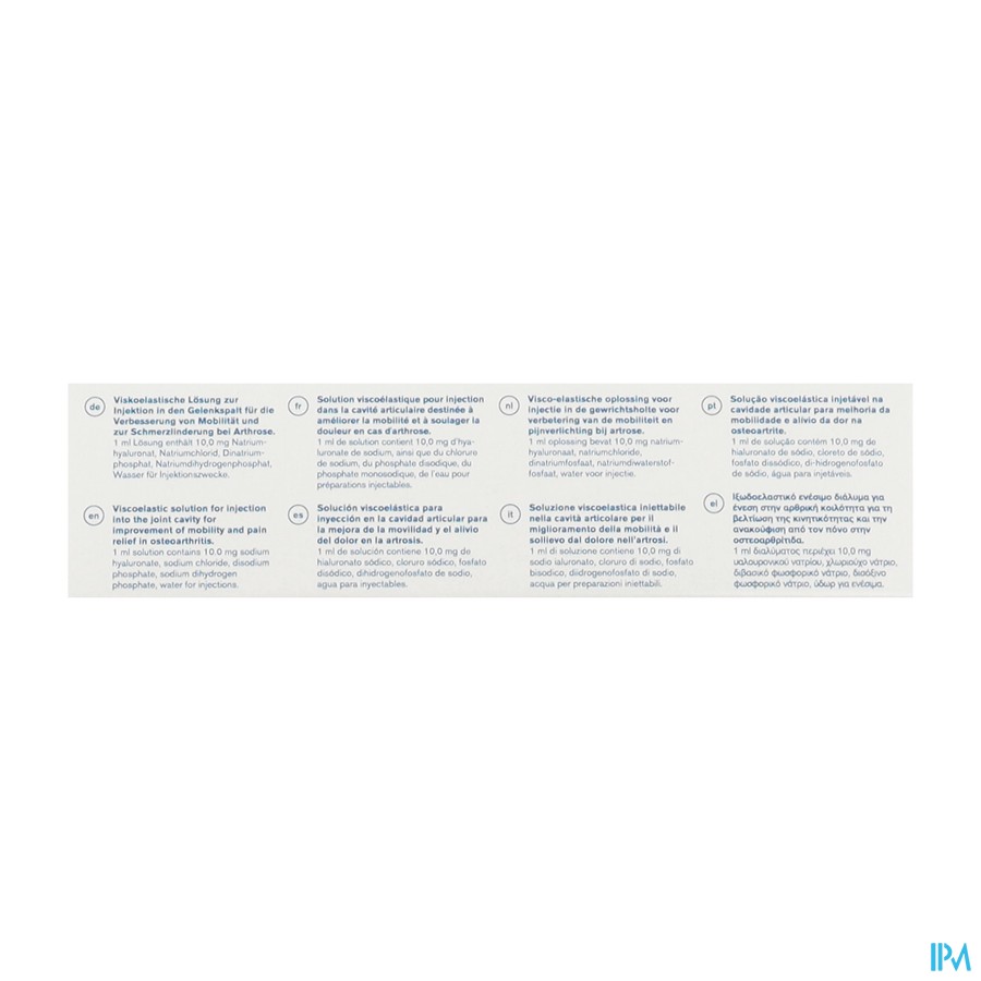 Ostenil Injectiespuit Intra-articulaire Wegw. 2ml