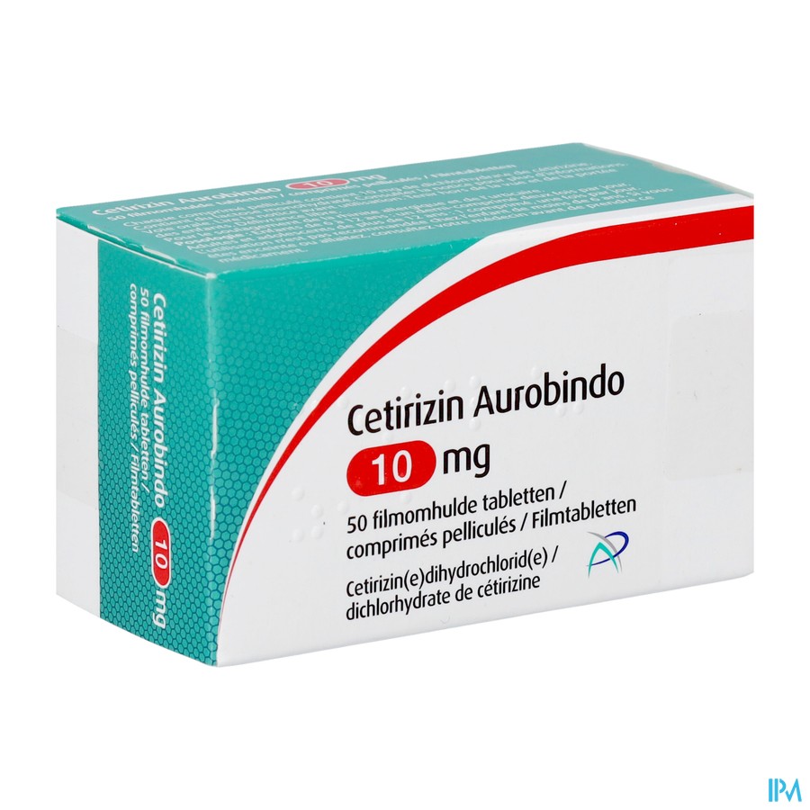 Cetirizin Aurobindo 10mg Filmomh Tabl 50