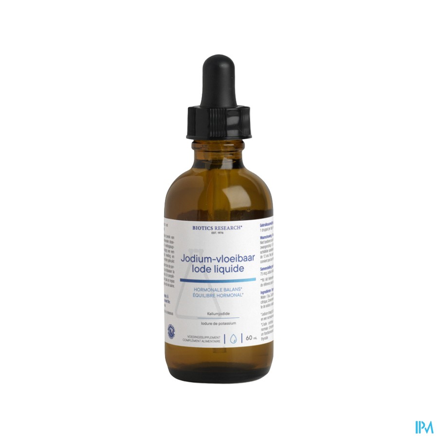 Jodium Vloeibaar Biotics Gutt 2oz