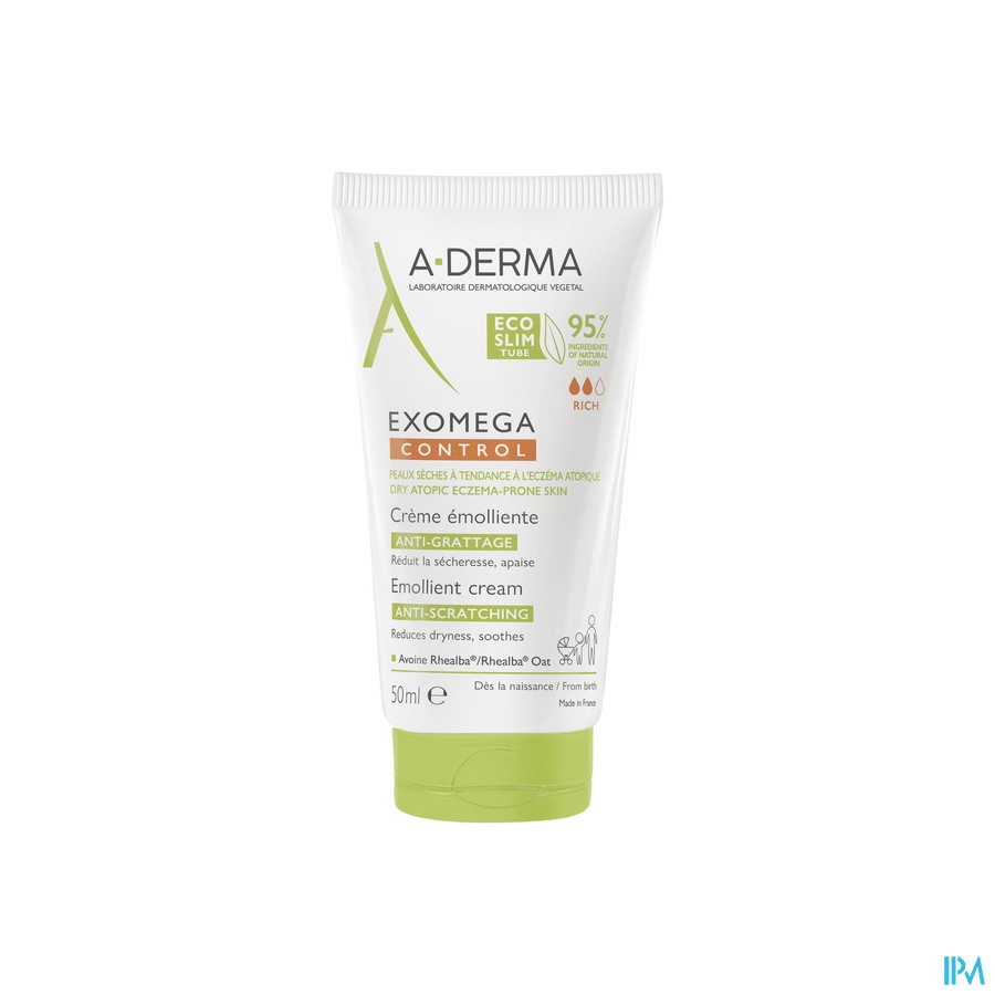 Aderma Exomega Control Creme Emollient 50ml
