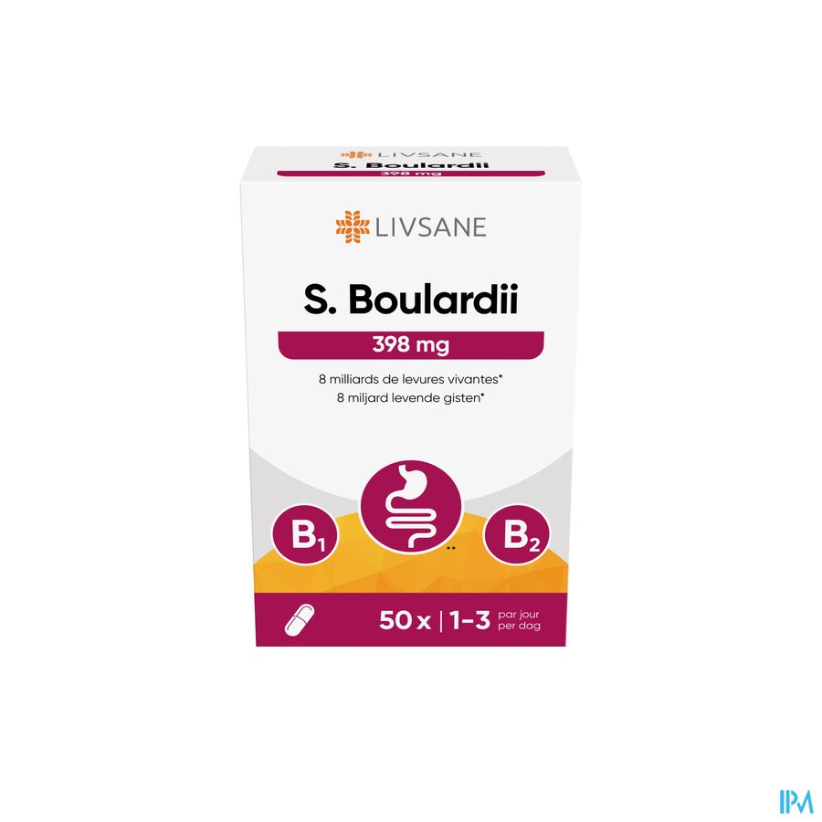 Livsane S. Boulardii 398mg Caps 50