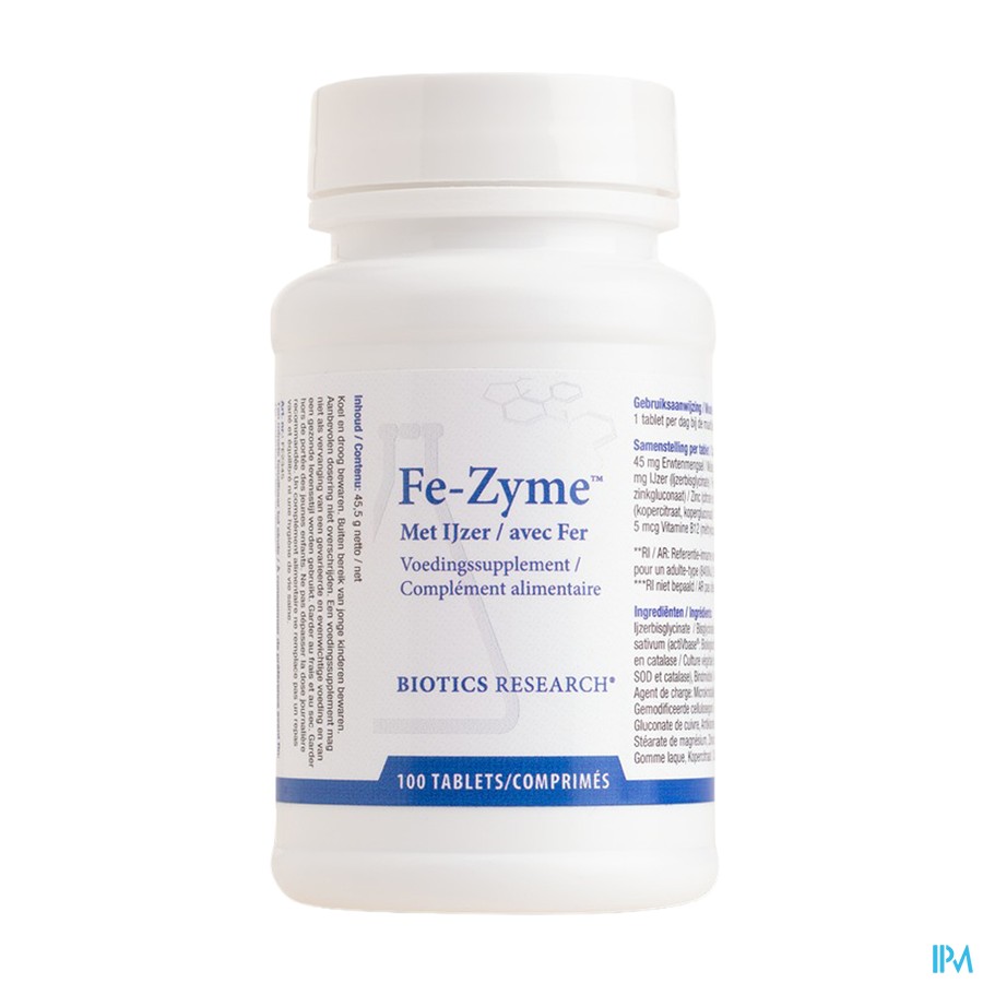 Fe Zyme Biotics Comp 100x25mg