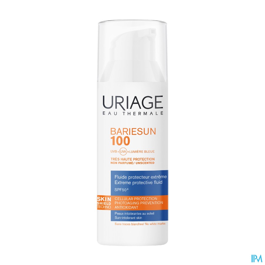 Uriage Bariesun Fluide 100 Ext. Besch. Ip50+ 50ml