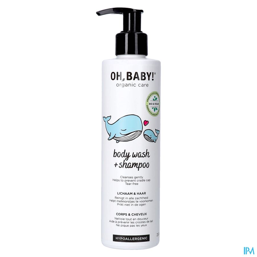 Oh Baby Body Wash & Shampoo 250ml 2