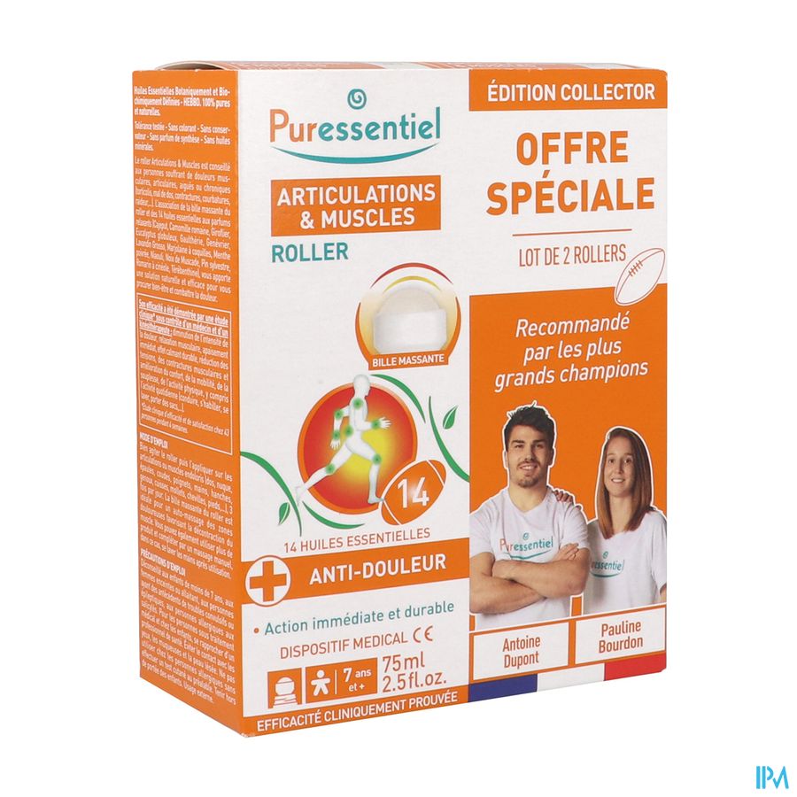 Puressentiel Articulation Roller 14 Hle Ess 2x75ml