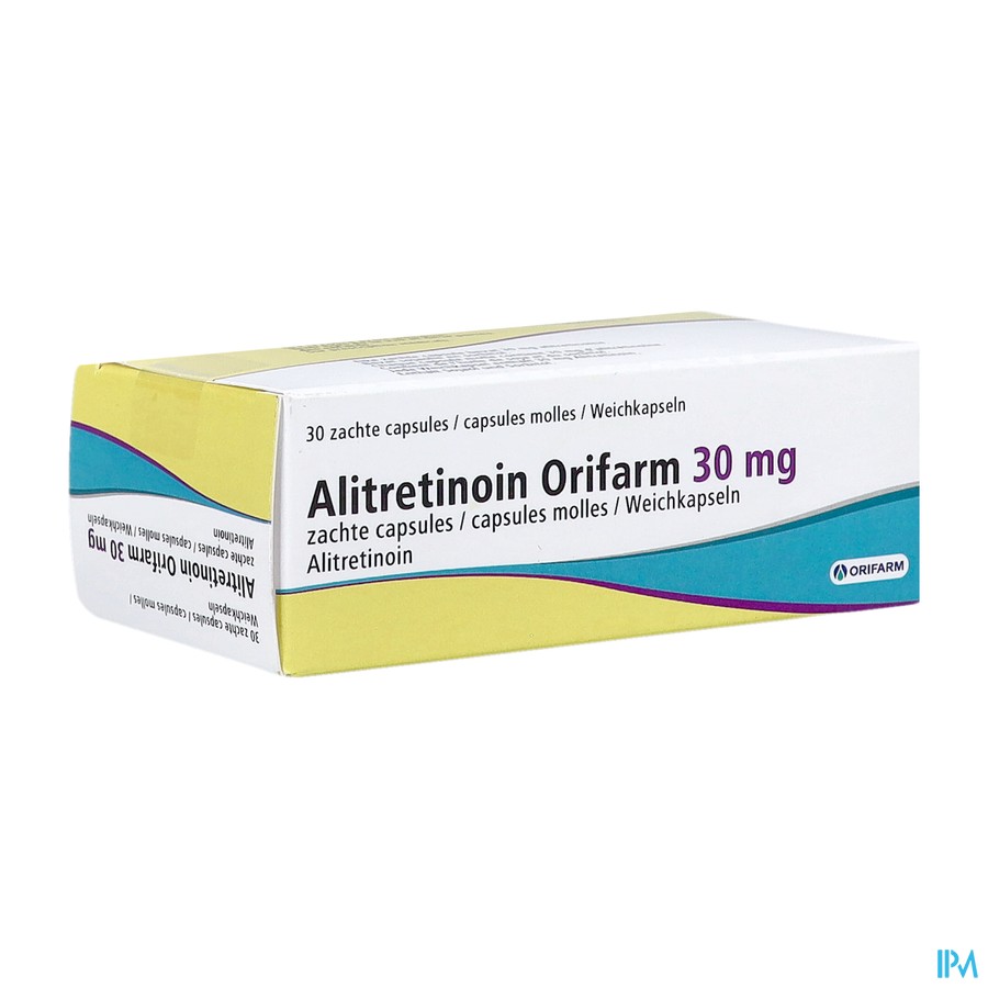 Alitretinoin 30mg Orifarm Zachte Caps 30