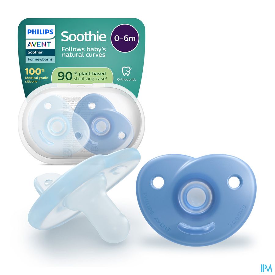Philips Avent Fopspeen +0m Soothie Boy 2