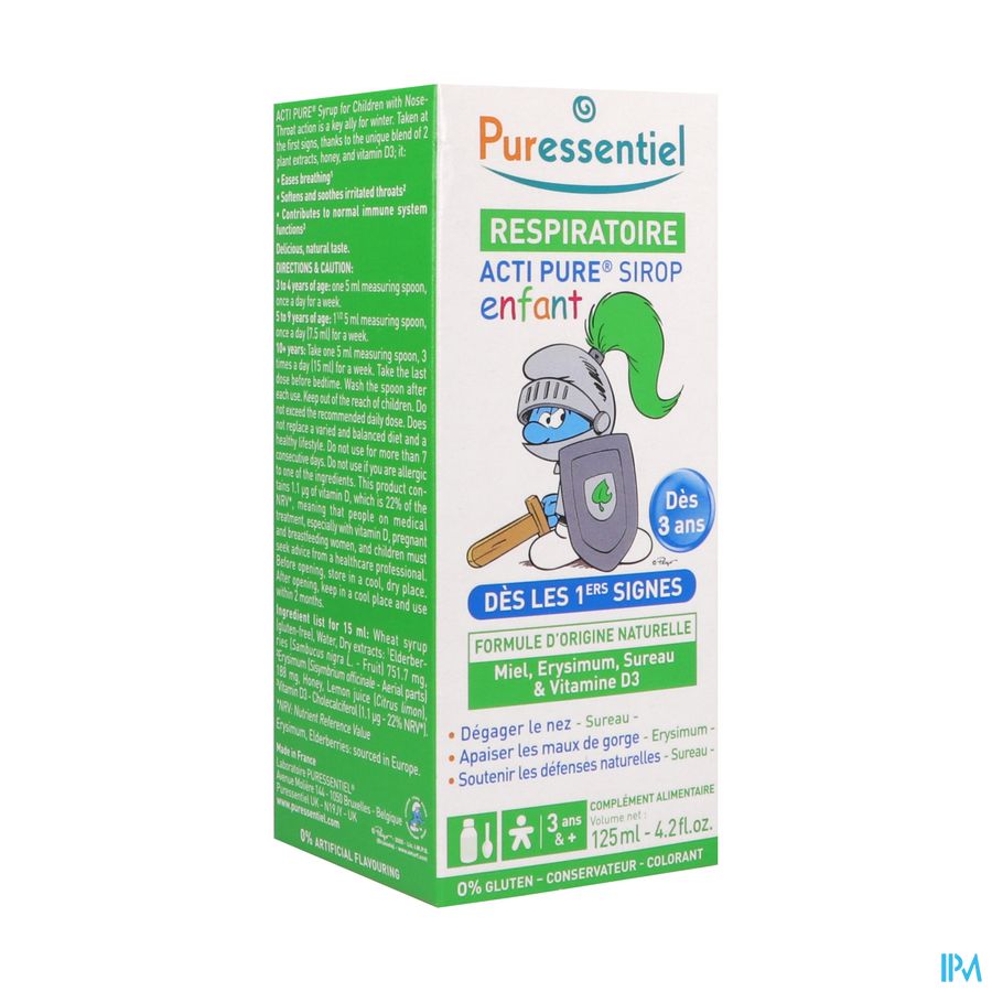 Puressentiel Ademhaling Siroop Actipure Fam. 125ml