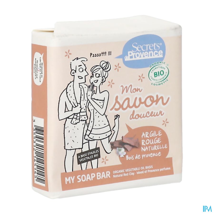 Secret De Provence Savon Argile Rouge Bio 100g Secret De Provence Savon Argile Rouge Bio 100g