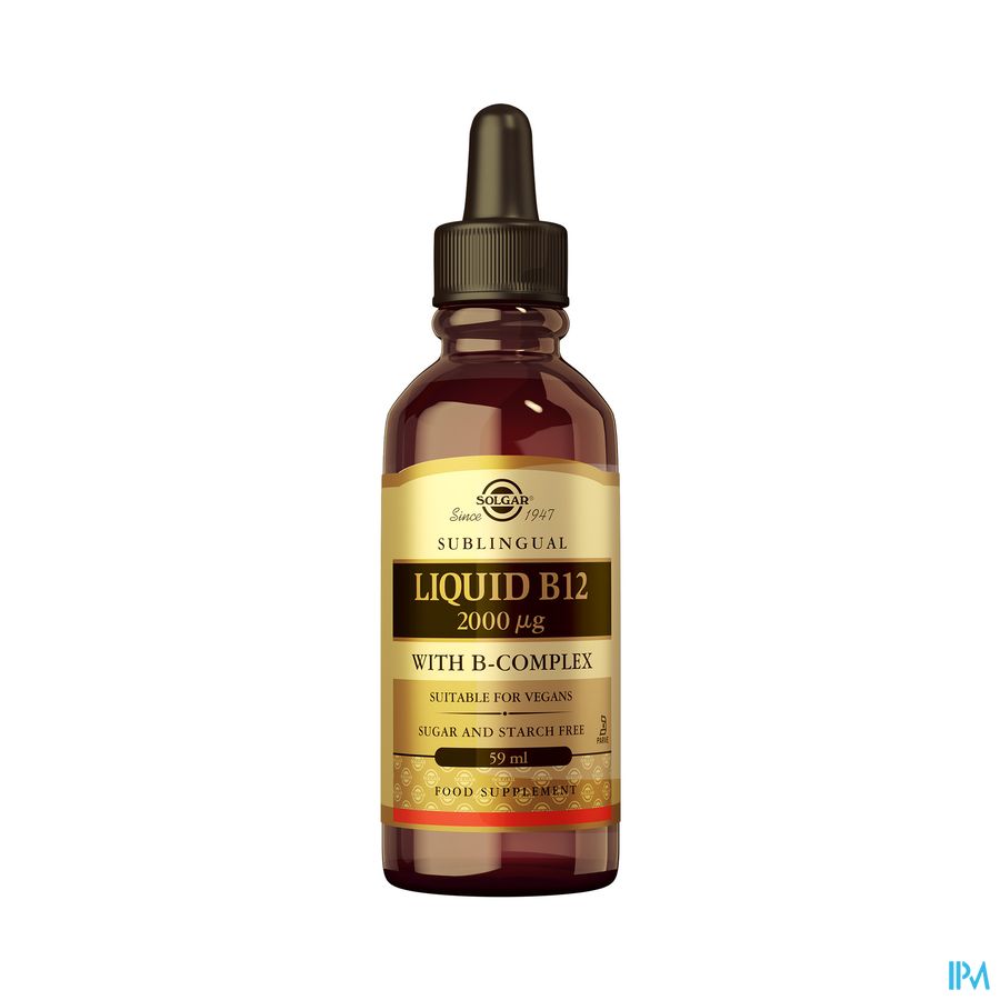 Solgar Liquid B12 2000mcg Fl Druppels 59ml