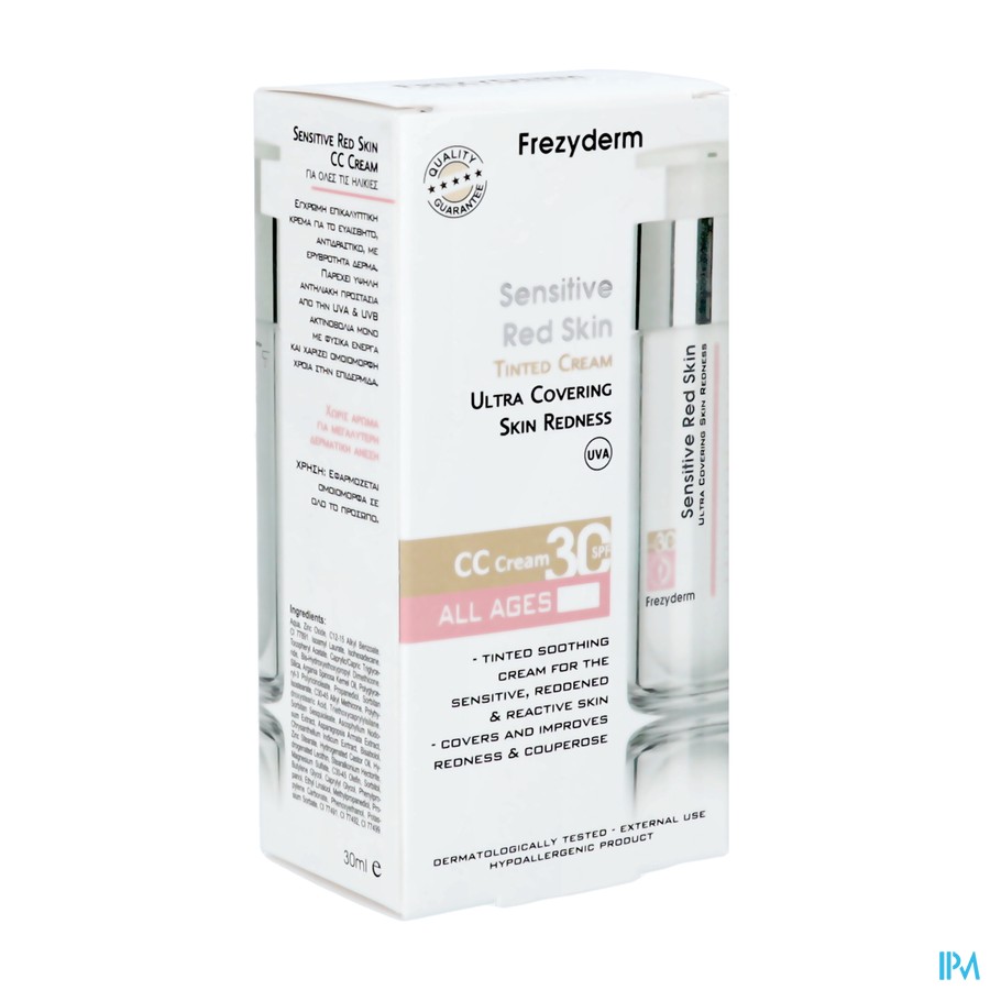 Frezyderm Sensitive Red Skin Tinted Cr Spf30 30ml