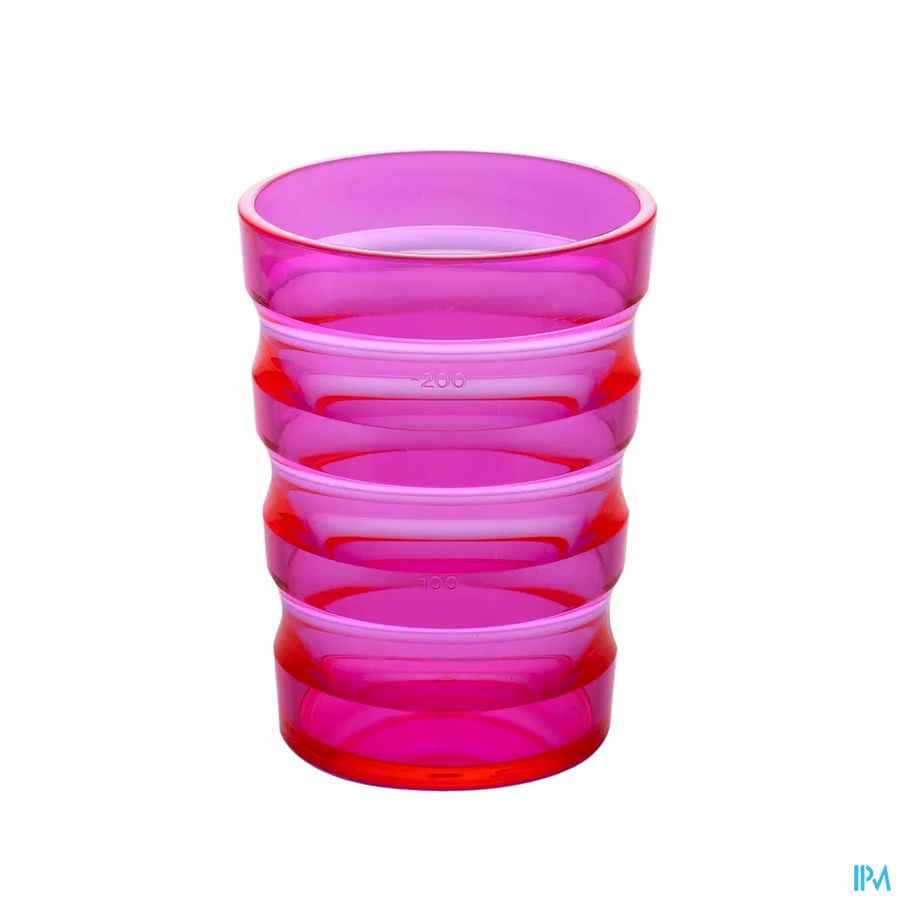Rillenbeker 200mlfuchsia Roze