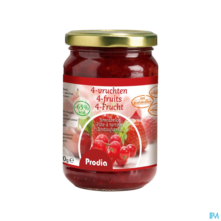 Prodia Tartinade 4 Fruits+maltit.300g 6189 Revogan