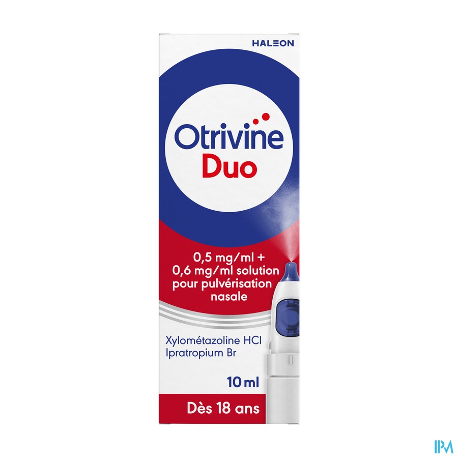 Otrivine Duo 0,5mg/ml+0,6mg/ml Sol Pulv 10ml