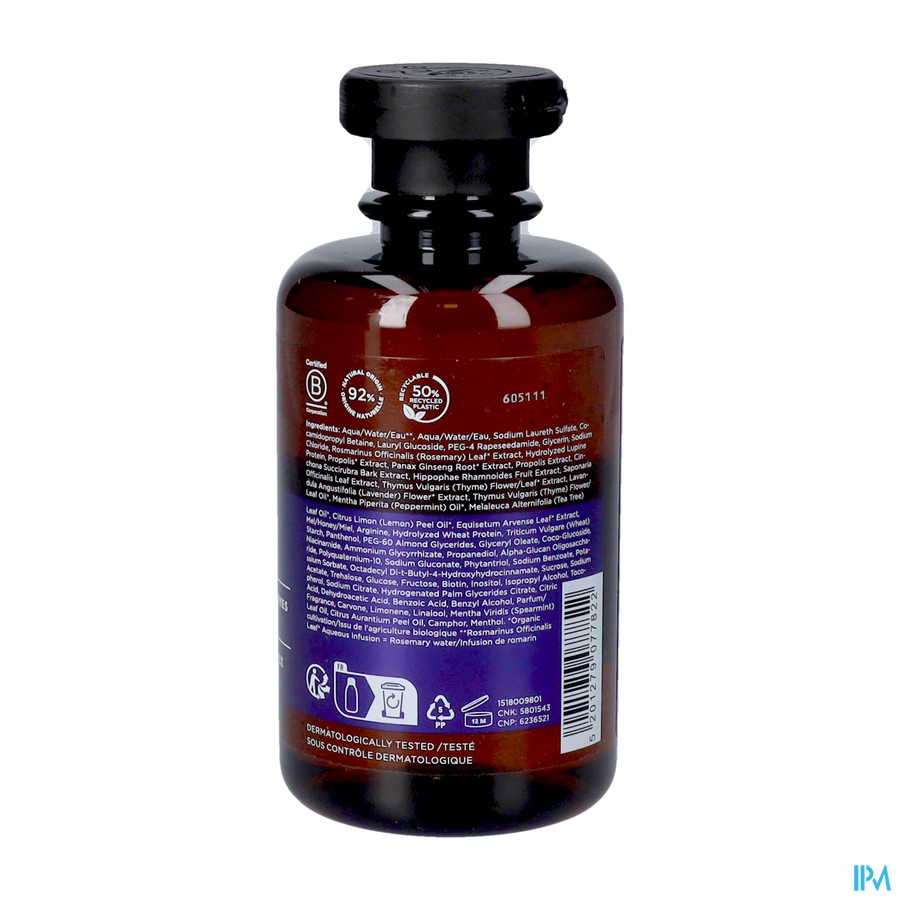 Apivita Men's Tonic Sh Hippophae Tc&rosemary 250ml
