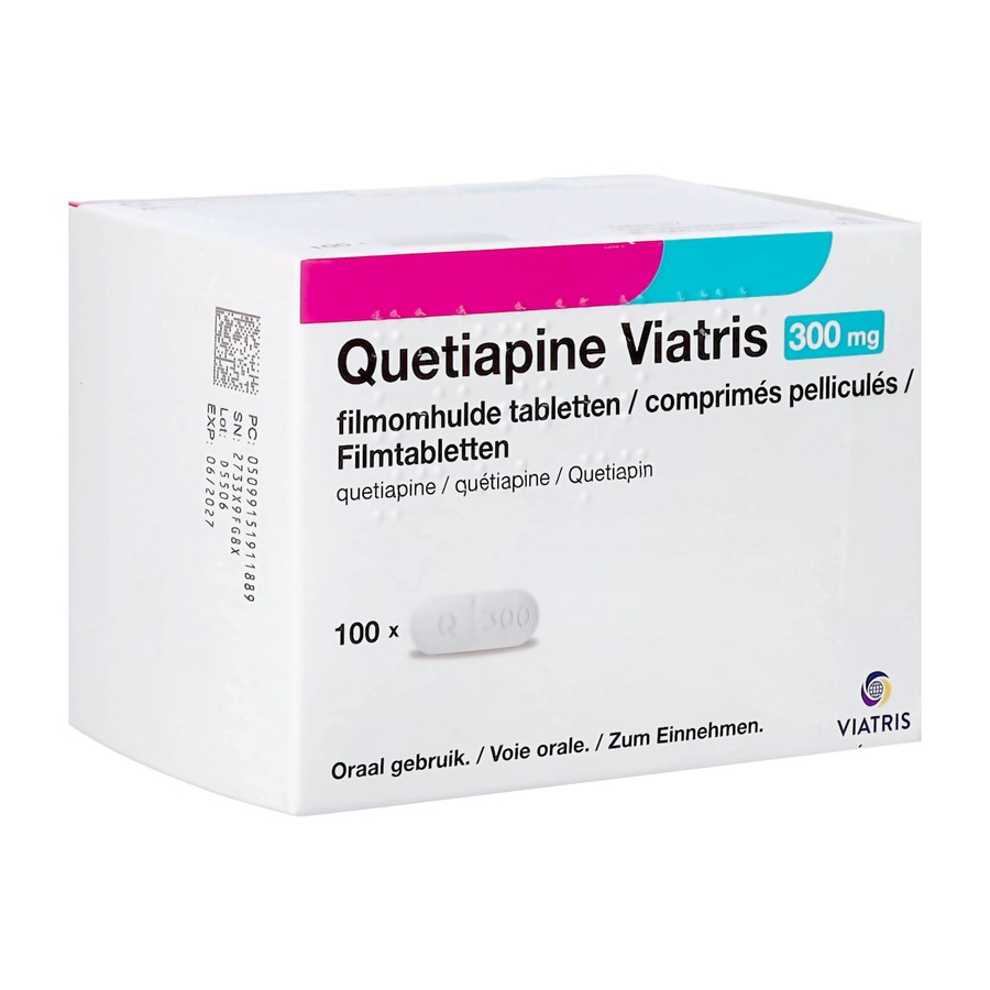 Quetiapine Viatris 300mg Filmomh Tabl 100