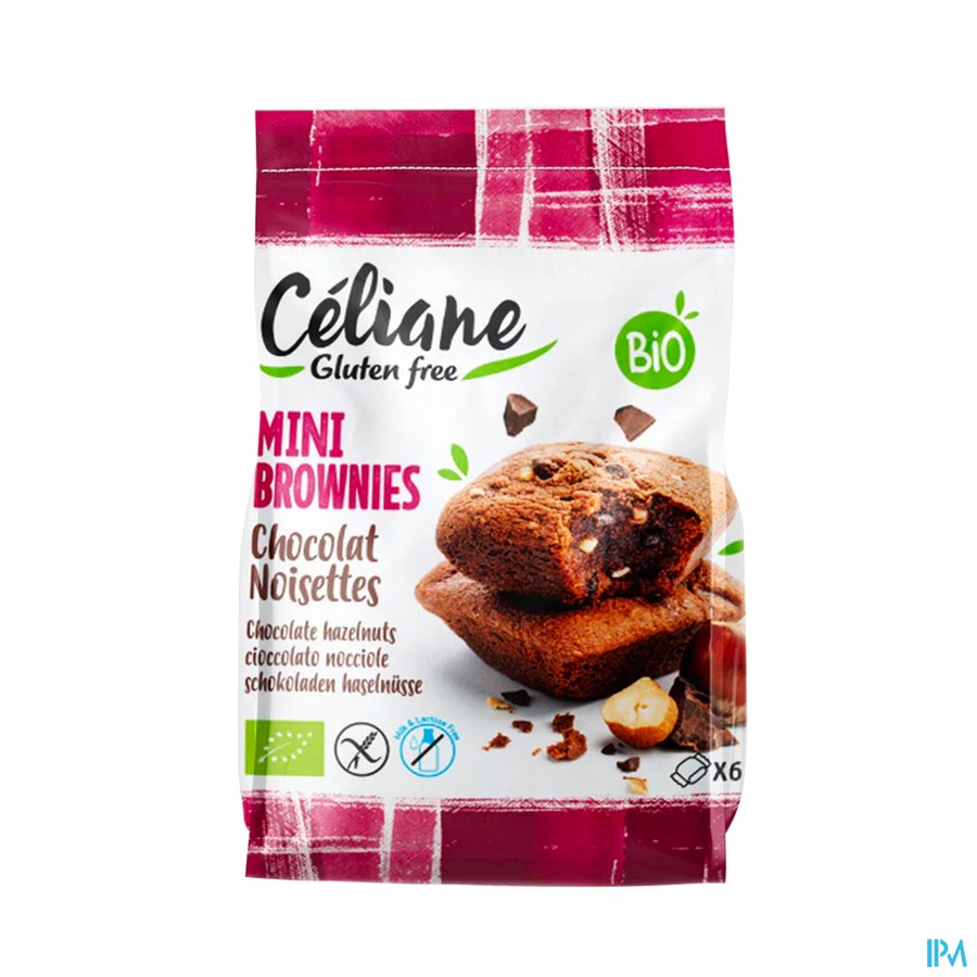 Celiane Mini Brownies Choco Hazeln.bio170g Revogan