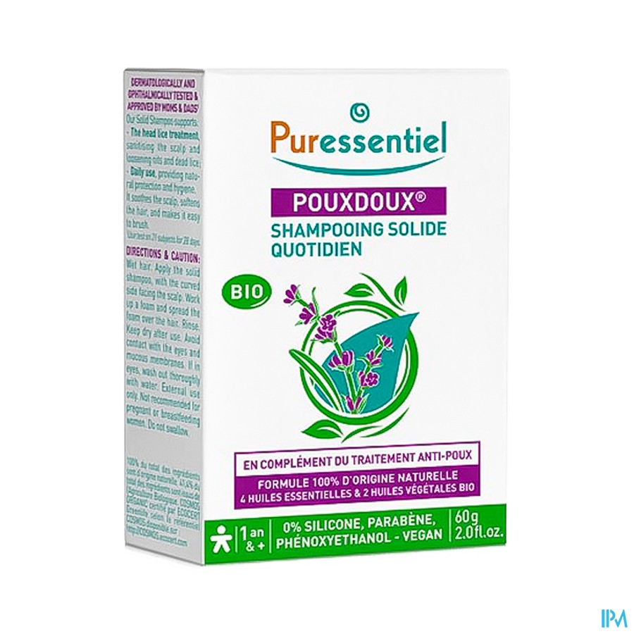 Puressentiel A/poux Sh Solide Poudoux 60g